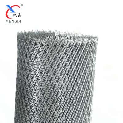 Expanded mesh steel sheet