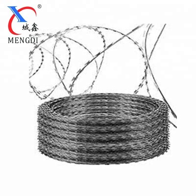 Professional Manufacturer BTO-22 CBT-60 Cbt-65 Galvanized Concertina Razor Wire Barbed Wire