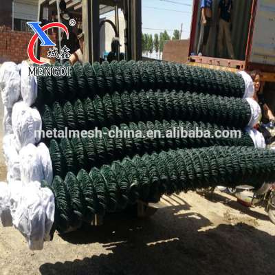 Hot dipped Galvanized and PVC coated chain link fence for agriculture fence