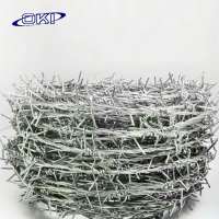 steel barbed wire with bottom price 25kg per roll